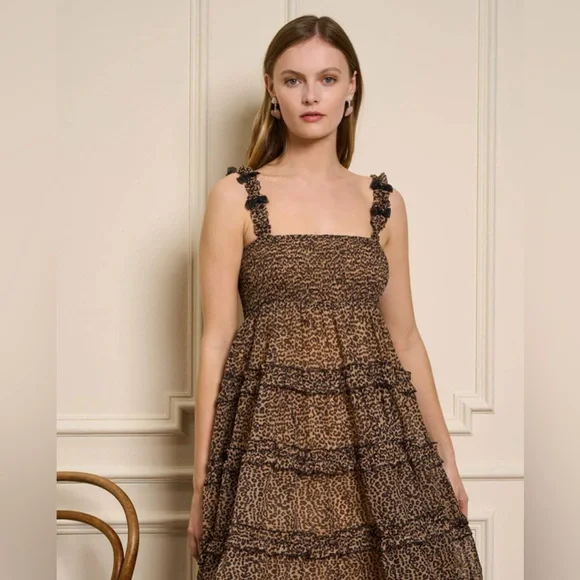 Sister Jane Lisette Organza Midi Dress XS - Picture 1 of 4